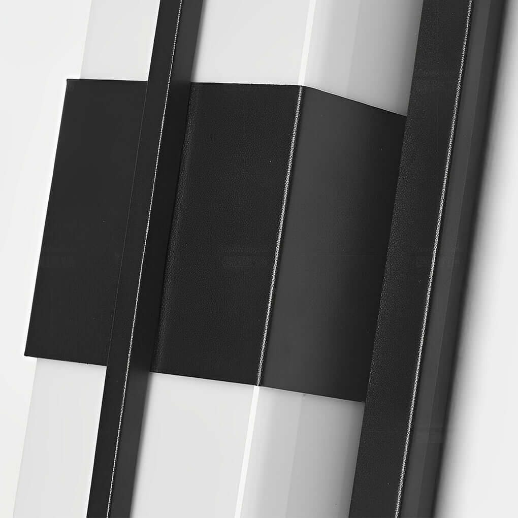 Creative Rectangular LED Waterproof Black Modern Outdoor Wall Lamp - Lamp Outdoor