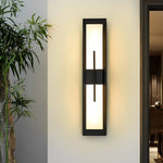 Creative Rectangular LED Waterproof Black Modern Outdoor Wall Lamp - Lamp Outdoor