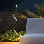 Eco-Friendly Twisted Seaweed Design LED Solar Lawn Lights - Lamp Outdoor