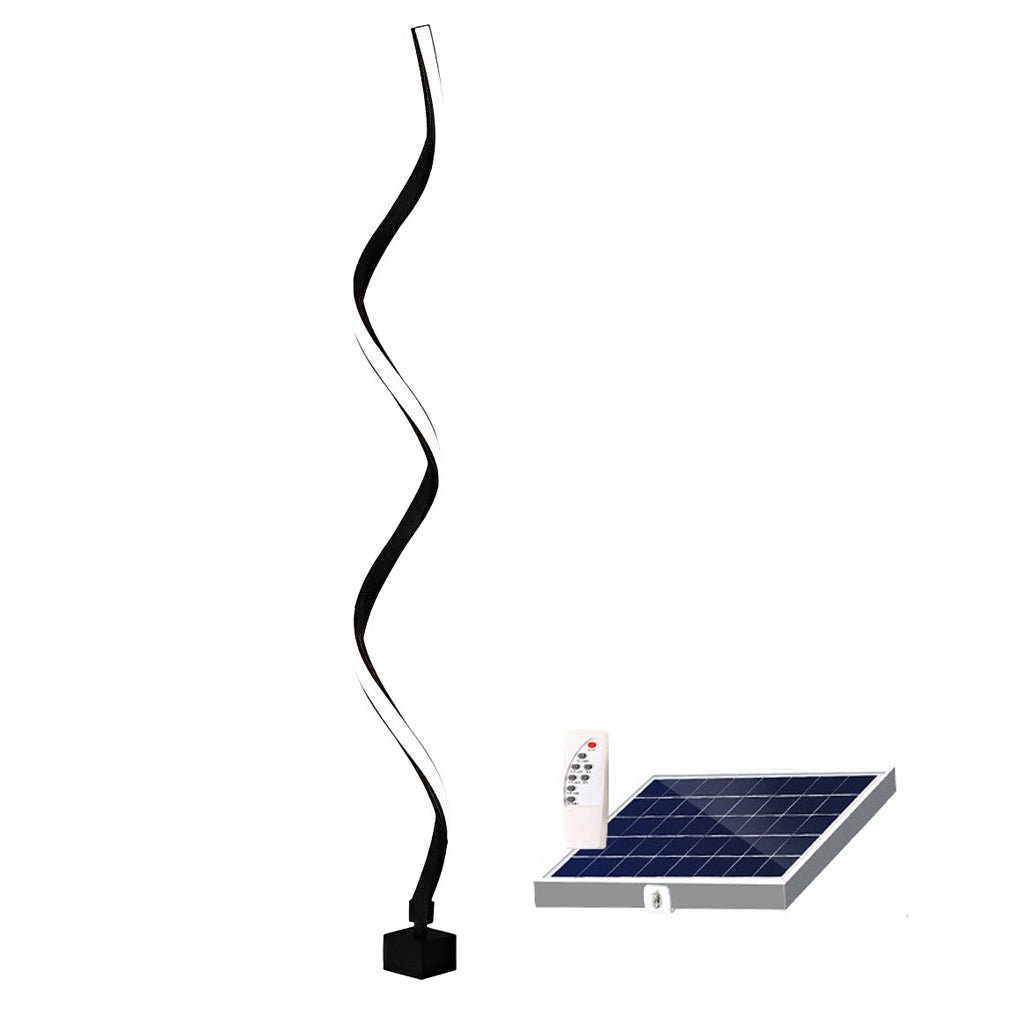Eco-Friendly Twisted Seaweed Design LED Solar Lawn Lights - Lamp Outdoor
