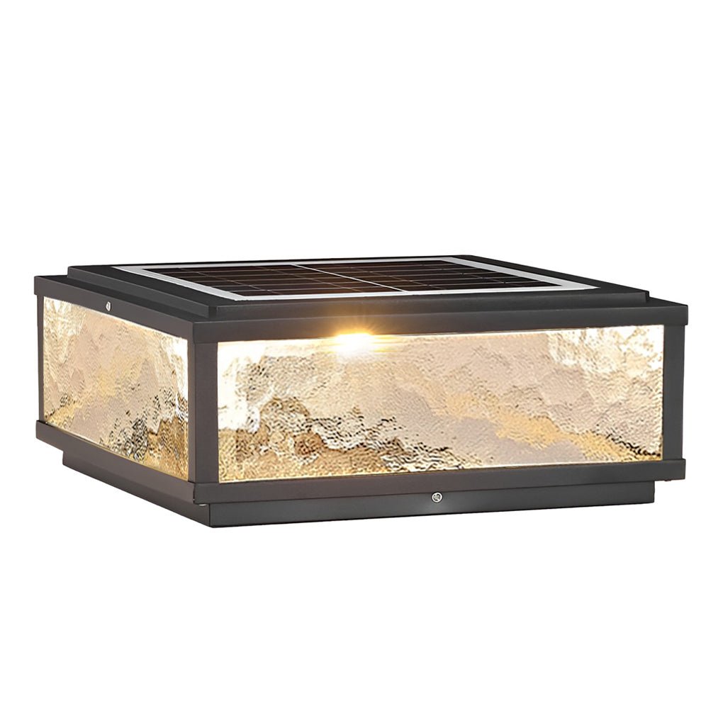 Modern LED Waterproof Outdoor Post Lights Solar Fence Pillar Light Deck Post Lights - Lamp Outdoor