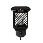 Black Landscape Lighting Solar-Powered Waterproof Stainless Steel - Lamp Outdoor