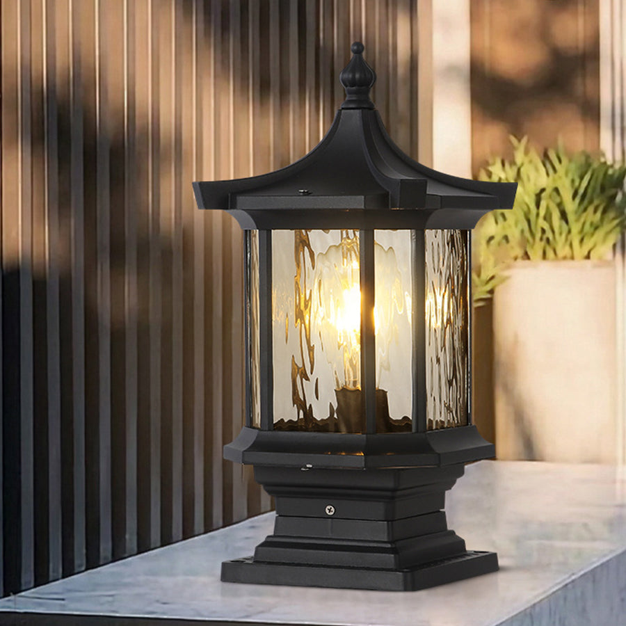 Vintage Lantern Pillar Lights European-style - Lamp Outdoor