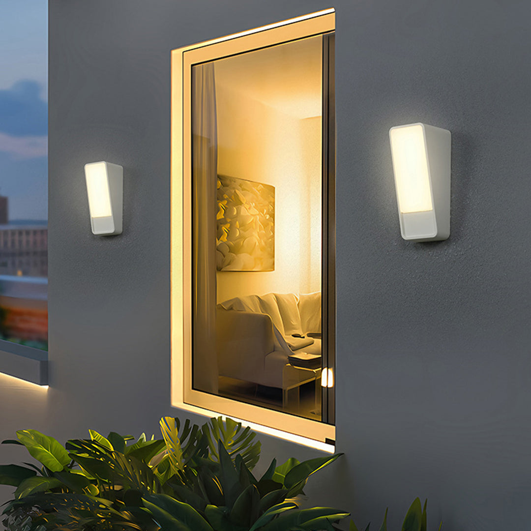 Square Aluminum Led Wall Light Outdoor Waterproof - Lamp Outdoor