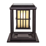Square Exterior Pillar Lights Modern Style - Lamp Outdoor