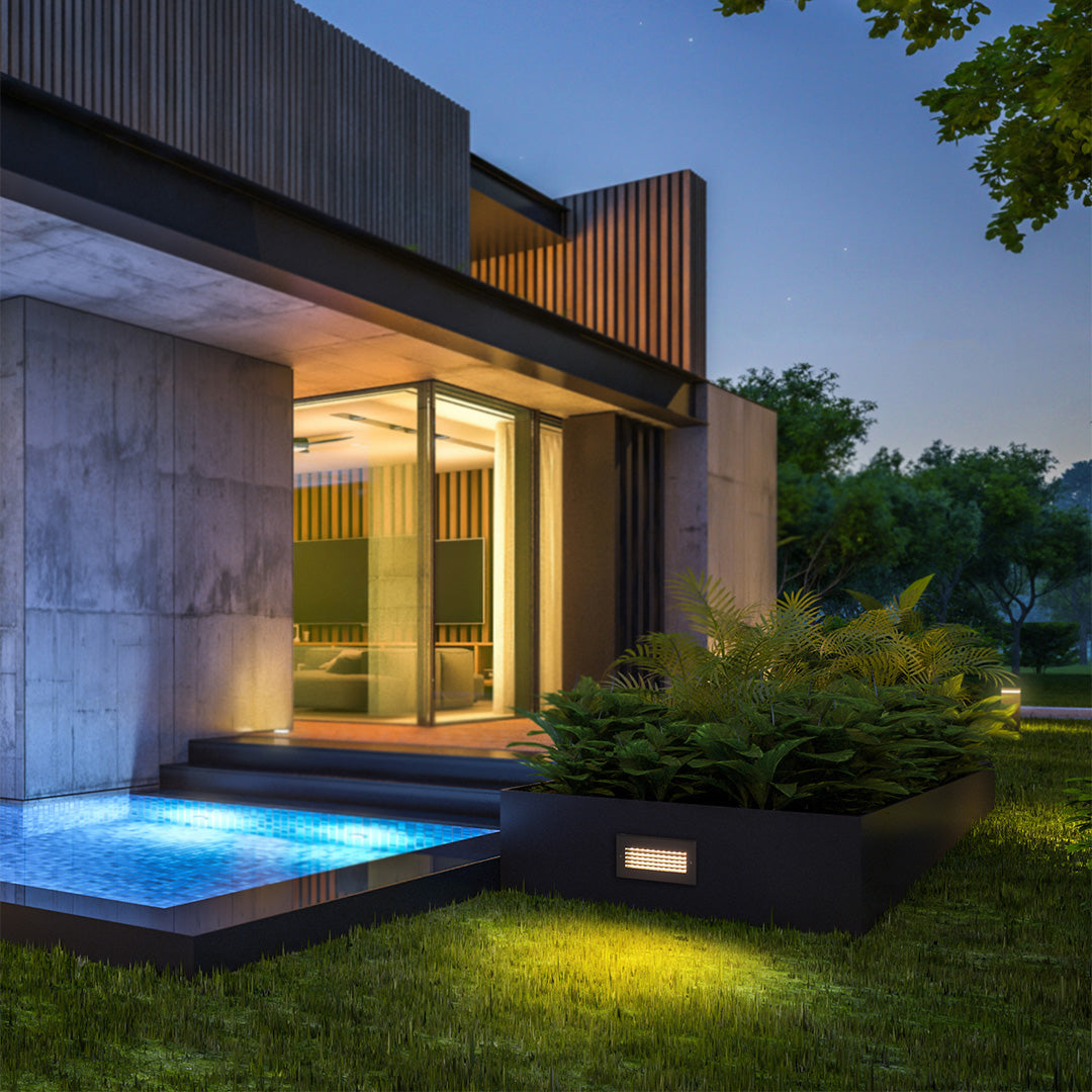 Outdoor LED Step Lights Minimalist Style - Lamp Outdoor