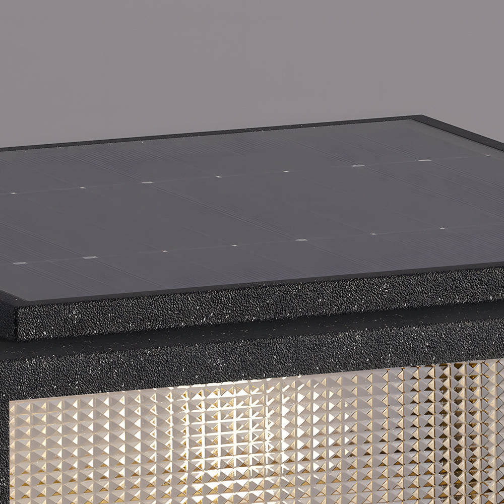 Outdoor Pillar Light Fixtures Cast Aluminum Square Waterproof - Lamp Outdoor