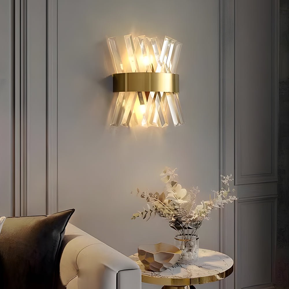 Creative Crystal Strips Luxury up and down Lighting Nordic Wall Lamp - Lamp Outdoor