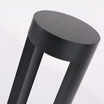 Waterproof LED Outdoor Bollard Lights Hollow Cylindrical Black Lamp for Elegant Exterior Lighting - Lamp Outdoor