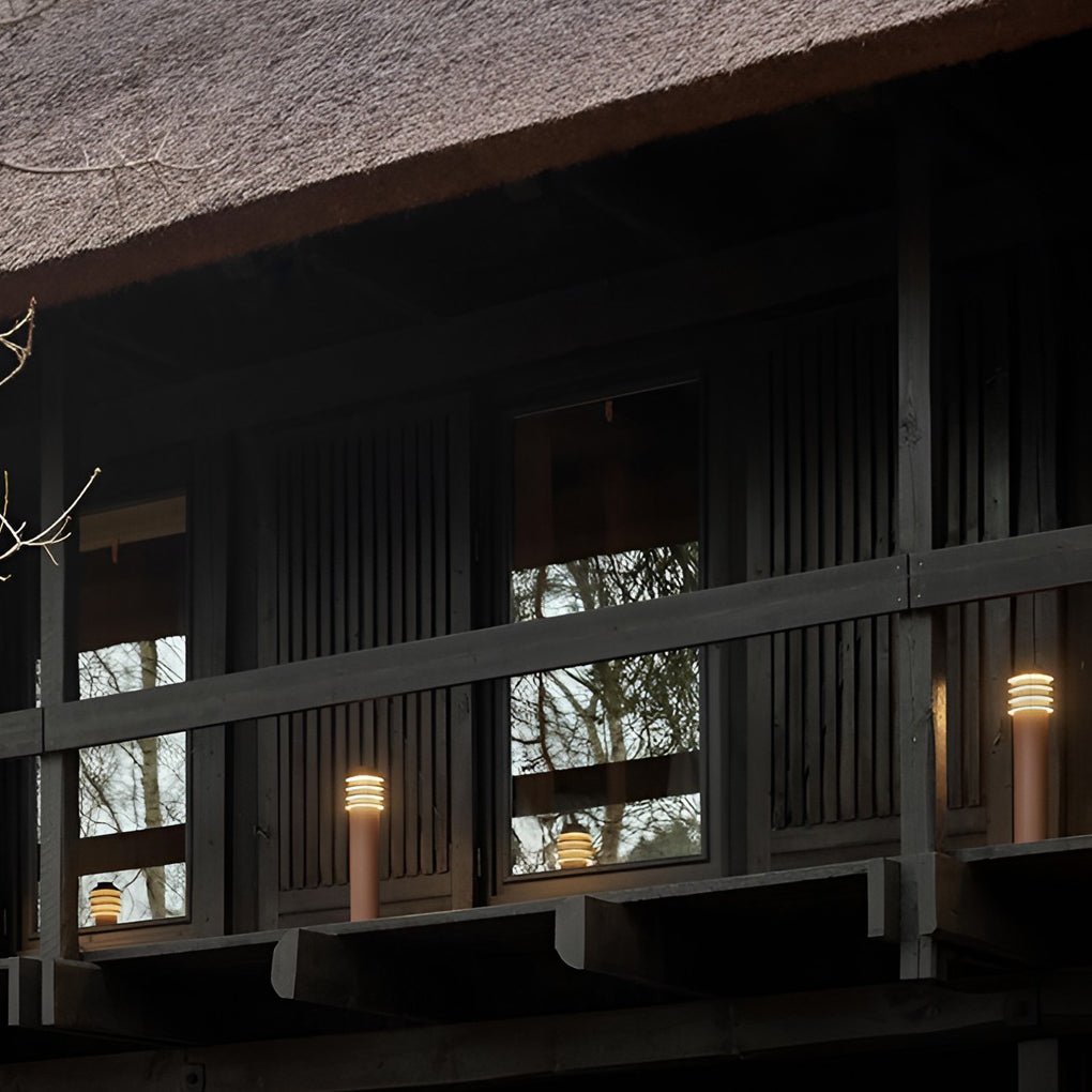 Modern Aluminum LED Outdoor Cylinder Light Versatile Garden and Pathway Illumination - Lamp Outdoor