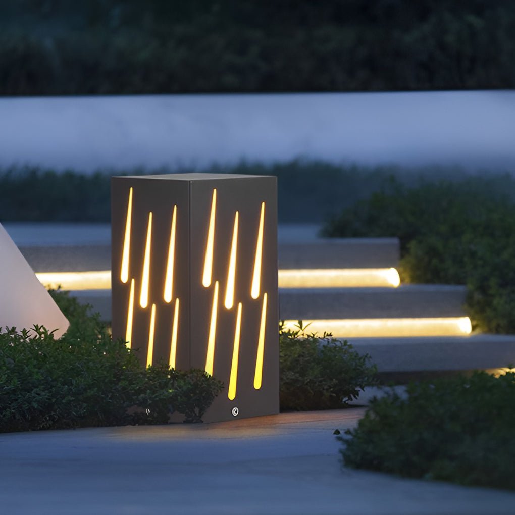 LED Pathway Lighting with Meteor Visual Effect Elegant Outdoor Decor - Lamp Outdoor