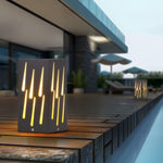 LED Pathway Lighting with Meteor Visual Effect Elegant Outdoor Decor - Lamp Outdoor