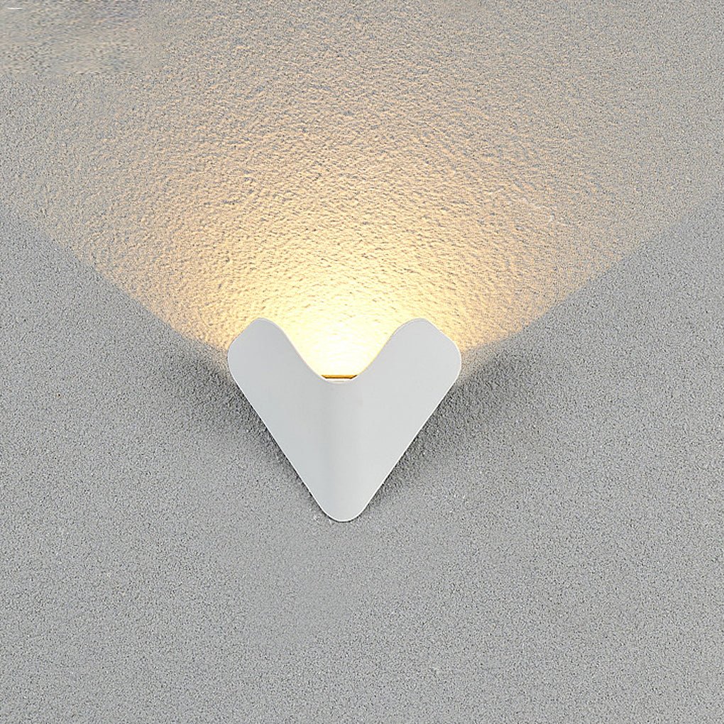 Creative Modern Wall Sconces LED Doorplate Lamp Waterproof Wall Lights Fixture Indoor Outdoor - Lamp Outdoor