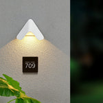 Creative Modern Wall Sconces LED Doorplate Lamp Waterproof Wall Lights Fixture Indoor Outdoor - Lamp Outdoor