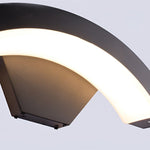 Classic Curved Glow LED Wall Light Outdoor Downlights Porch Wall Mounted Sconce - Lamp Outdoor