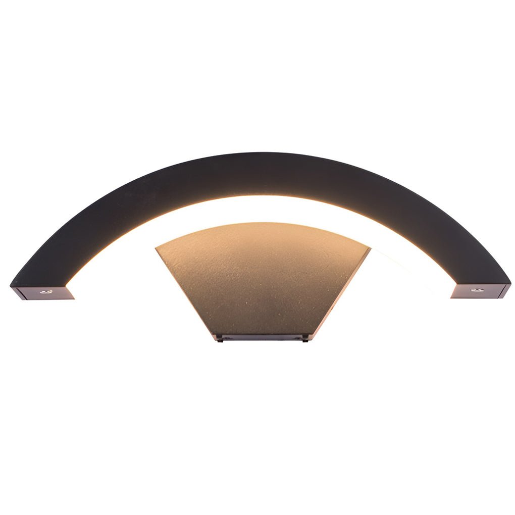 Classic Curved Glow LED Wall Light Outdoor Downlights Porch Wall Mounted Sconce - Lamp Outdoor