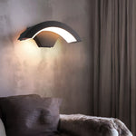 Classic Curved Glow LED Wall Light Outdoor Downlights Porch Wall Mounted Sconce - Lamp Outdoor