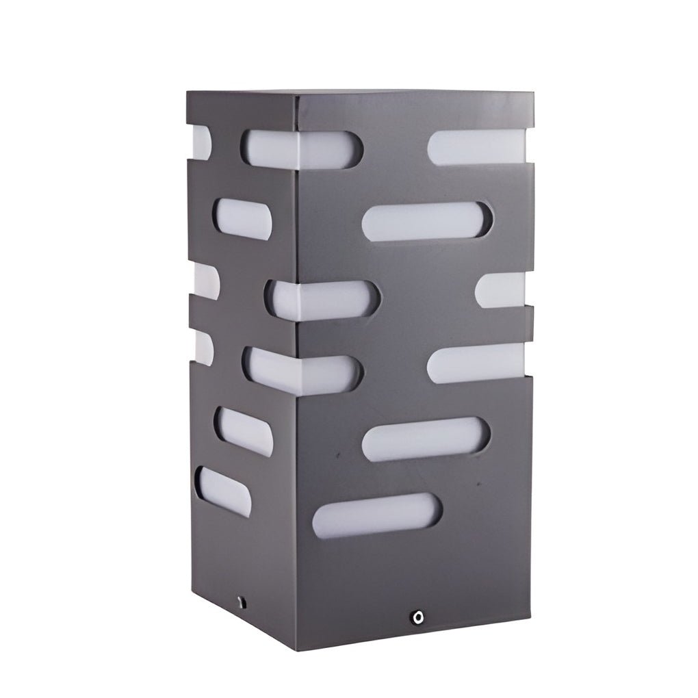 Modern Rectangular Outdoor Bollard Lights - Sleek and Durable - Lamp Outdoor