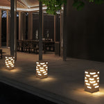 Modern Rectangular Outdoor Bollard Lights - Sleek and Durable - Lamp Outdoor