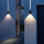 Up and Dwon Lighting LED Waterproof Black Creative Modern Porch Lights - Lamp Outdoor