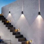 Up and Dwon Lighting LED Waterproof Black Creative Modern Porch Lights - Lamp Outdoor