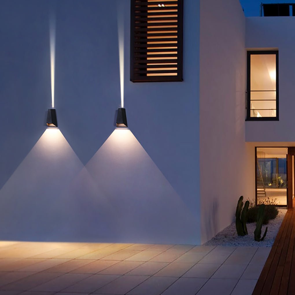 Up and Dwon Lighting LED Waterproof Black Creative Modern Porch Lights - Lamp Outdoor