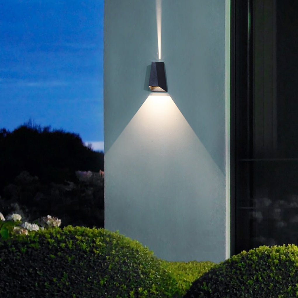Up and Dwon Lighting LED Waterproof Black Creative Modern Porch Lights - Lamp Outdoor