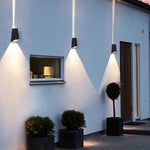 Up and Dwon Lighting LED Waterproof Black Creative Modern Porch Lights - Lamp Outdoor