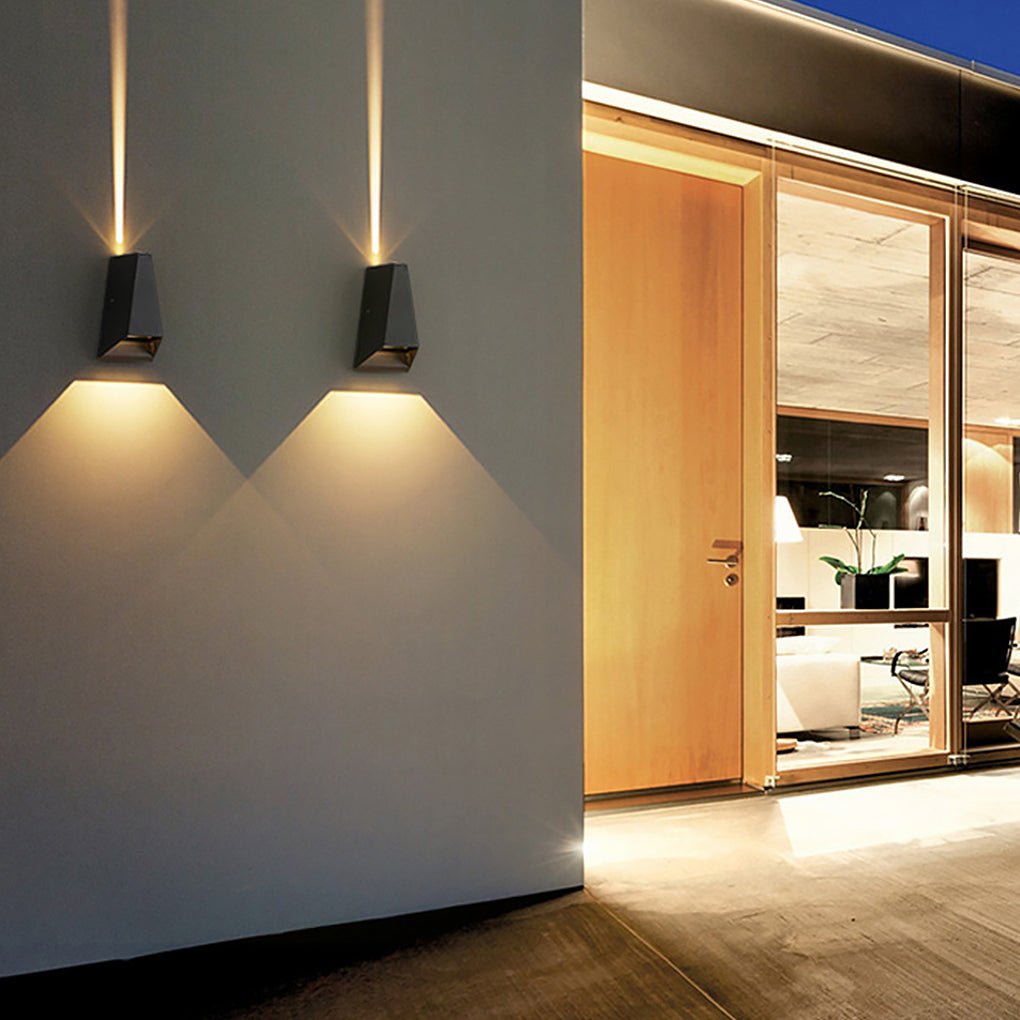 Up and Dwon Lighting LED Waterproof Black Creative Modern Porch Lights - Lamp Outdoor