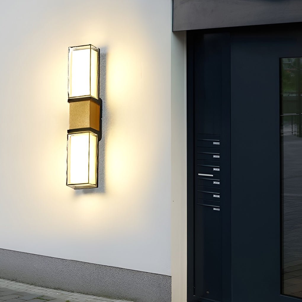 Creative Up and Down Lights Waterproof LED Wall Sconces Outdoor Wall Lights - Lamp Outdoor