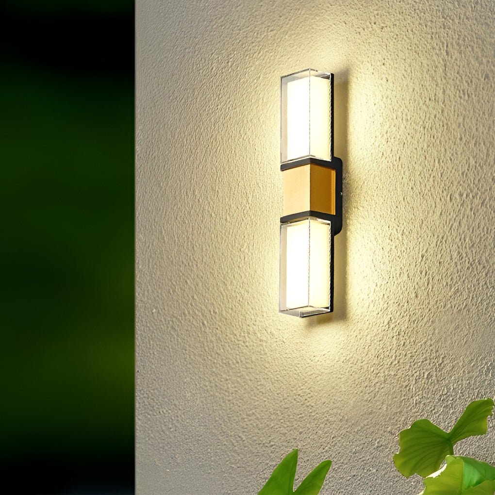 Creative Up and Down Lights Waterproof LED Wall Sconces Outdoor Wall Lights - Lamp Outdoor