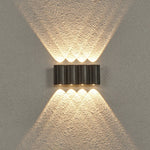 Creative Wave Arc Design Up and Down Lights LED Outdoor Wall Lights Wall Sconces Waterproof - Lamp Outdoor