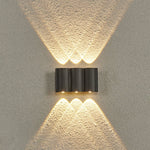 Creative Wave Arc Design Up and Down Lights LED Outdoor Wall Lights Wall Sconces Waterproof - Lamp Outdoor