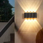 Creative Wave Arc Design Up and Down Lights LED Outdoor Wall Lights Wall Sconces Waterproof - Lamp Outdoor