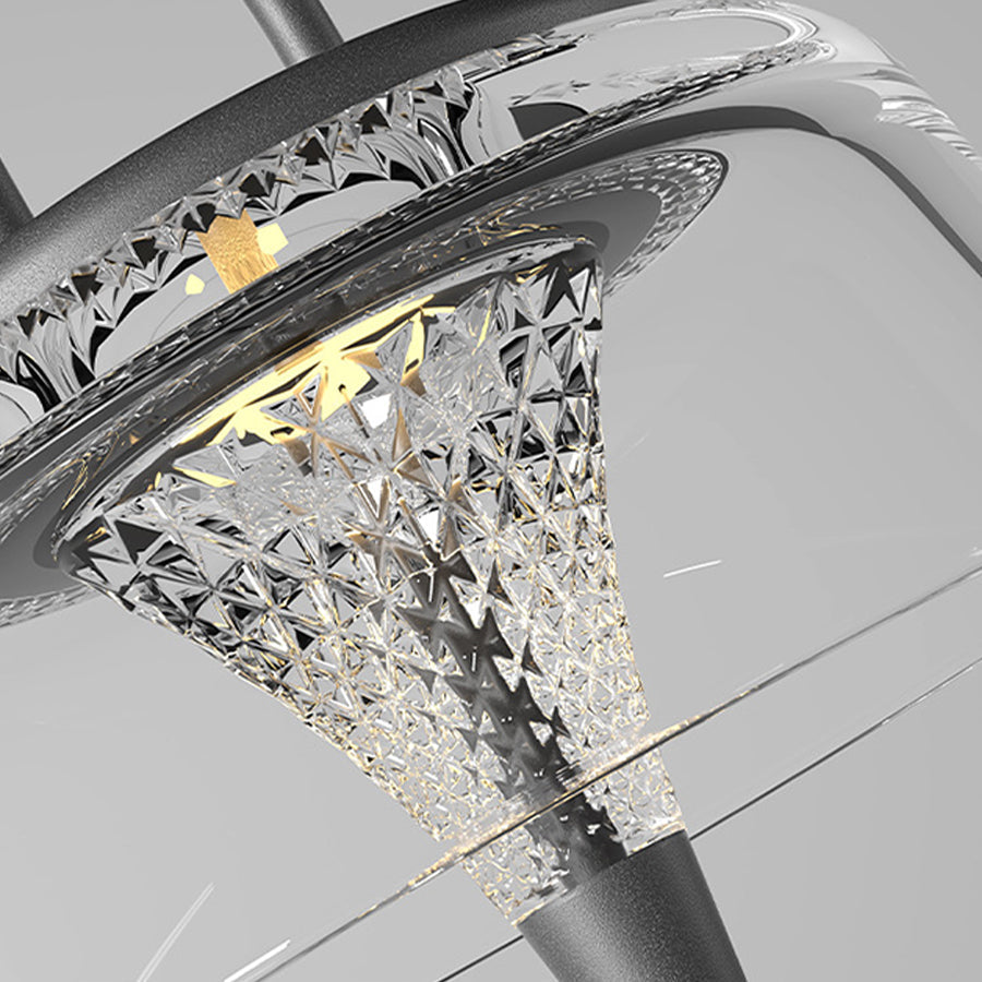 LED Clear Pendant Lights Solar-Powered - Lamp Outdoor