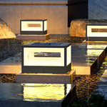 Hollow Square Pillar Light Waterproof - Lamp Outdoor