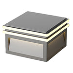 Waterproof Metal Pillar Lights Square Minimalist Style - Lamp Outdoor