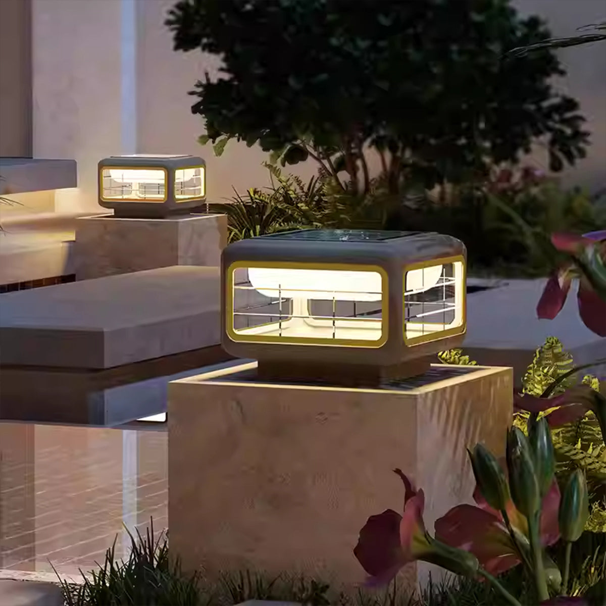 Waterproof Outdoor Pillar Light Modern Minimalist Style - Lamp Outdoor