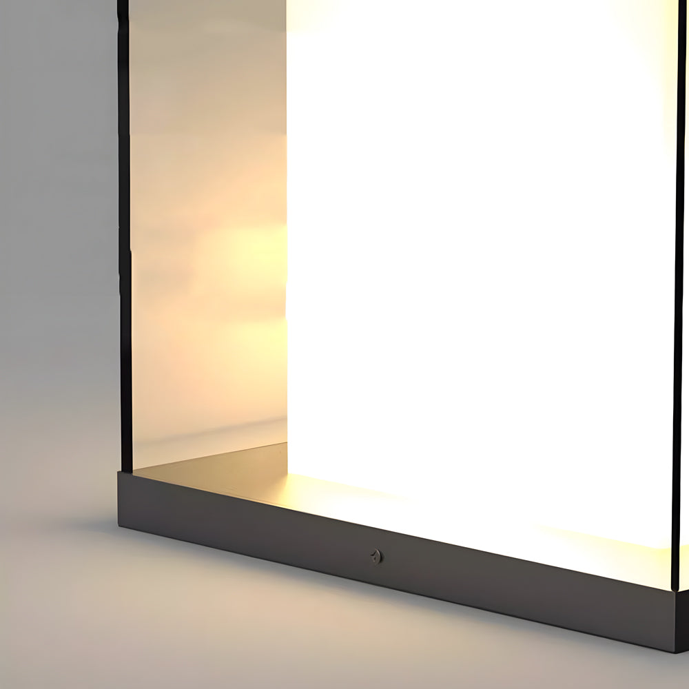 Square Gate Pillar Lights Waterproof Outdoor Minimalist Style - Lamp Outdoor