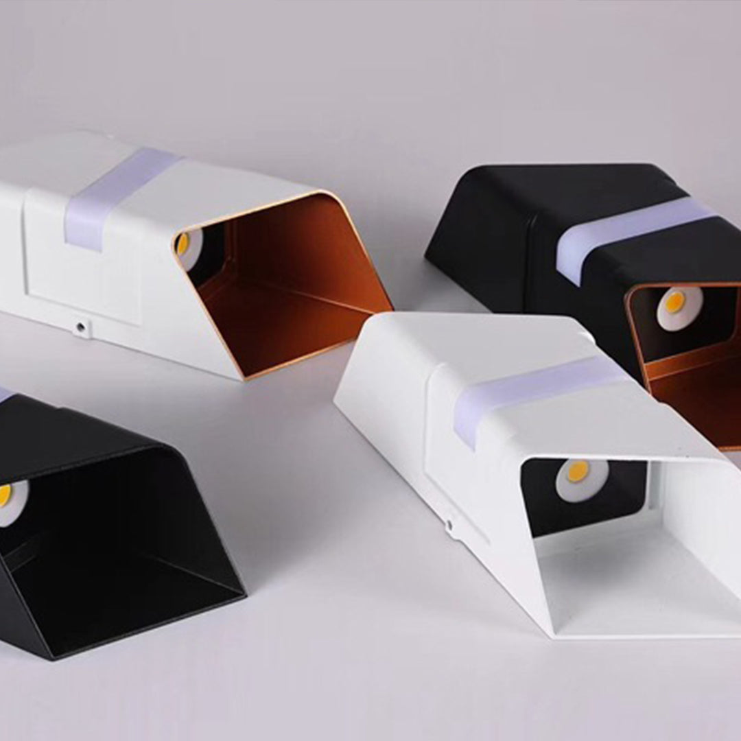 Square Tube LED Up And Down Outdoor Wall Lights - Lamp Outdoor