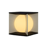 Square Stainless Steel Outdoor Waterproof a pillar lights with Acrylic Lampshade - Lamp Outdoor