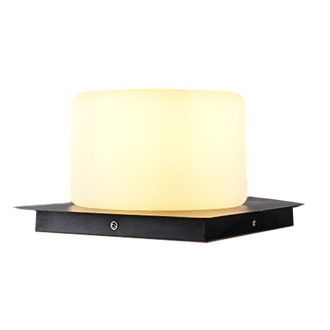Waterproof Modern Outdoor Pillar Lights with PE Lampshade - Lamp Outdoor