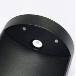 Modern Outdoor Cylinder Lawn Lamp - LED Solar & Hardwired Options - Lamp Outdoor