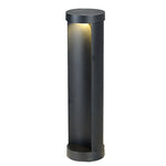 Modern Outdoor Cylinder Lawn Lamp - LED Solar & Hardwired Options - Lamp Outdoor