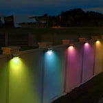 Minimalist solar outdoor wall lights dusk to dawn Waterproof Ambient - Lamp Outdoor