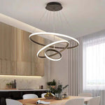 Zin Modern Ring Pendant Light, 2/3/4 Rings - Lamp Outdoor