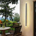 Arisha Radiation Linear Metal Acrylic Outdoor Wall Lamp Garden Corridor - Lamp Outdoor