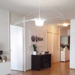 Zenro Modern Flower Fabric Pendant Light 4 Color, Black/White/Gold/Brown - Lamp Outdoor