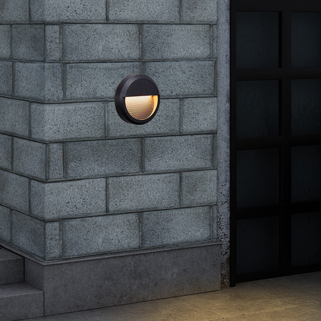 Geometric LED Outdoor Step Lights Minimalist Style - Lamp Outdoor