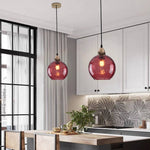 Water Ripple Glass Pendant Lights - Lamp Outdoor